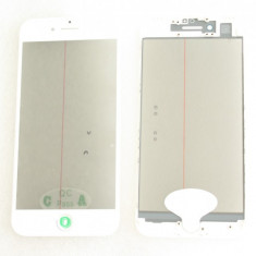 Geam 4in1 Apple iPhone 7 alb