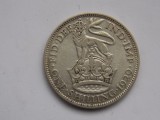 ONE SHILLING 1929 GBR-argint