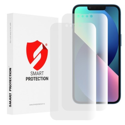 [Pachet 2x] Folie regenerabila premium iPhone 13 - Smart Protection Classic - Clear foto