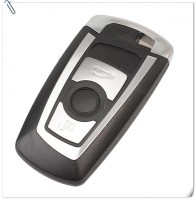 Carcasa Cheie Smart BMW 3 Butoane F10 F20 F25 F30 X1 X3 X5 Argintiu foto