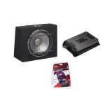 Pachet JBL STAGE 1200S Subwoofer cutie de 30cm (12, &sup3;) + Concert A652 Amplificator pe 2 canale + LK-10 Kit cabluri Acv de 10mm &sup2;