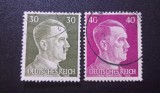 Germania Reich-ul German 1941-1944 Serie Uzuală Adolf Hitler 30 Pfennig și 40 Pfennig Valori Mari 2v Ștampilate - A0040