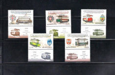 ROMANIA 2009 - TRAMVAIE ELECTRICE, TABS 4, MNH - LP 1842 foto