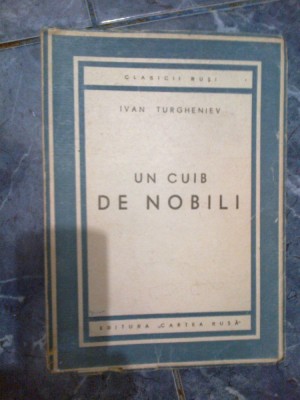 w0a Un cuib de nobili - I. S. Turgheniev foto