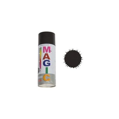 Spray vopsea MAGIC NEGRU MAT 400ml foto