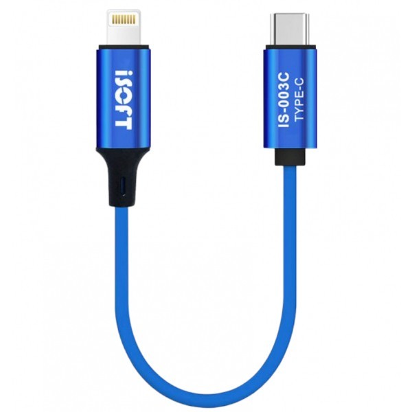 Cablu Transfer Date iSOFT IS-003C, Interfata Lightning - USB-C