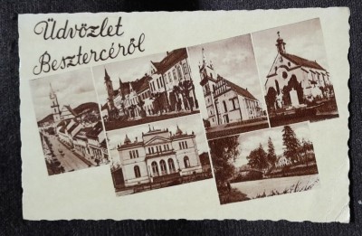 Carte postala, imagini din Bistrita, perioada interbelica foto