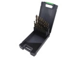 Set burghie metal HSS-Co cobalt 1-10mm RECA, oțel rapid