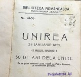 M. MF - Interbelica- Unirea - 24 Ianuarie 1859