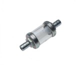 Filtru Benzina Metalic Transparent 8mm Moto Universal