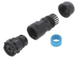 Conector Circular Mamă cu Șurub PIN 5 X-Lok