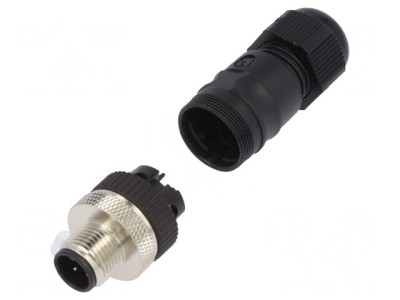 Mufă M12 4-Pin tată IP67 CANopen DeviceNet foto