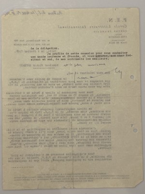 Victor Eftimiu - document vechi - PEN CUB foto