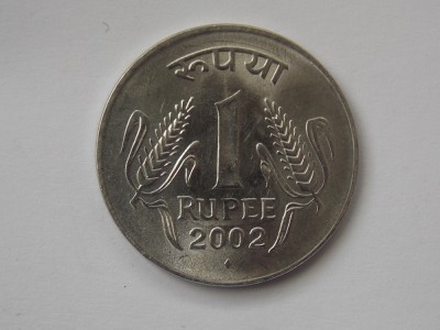 1 RUPEE 2002 INDIA-XF foto