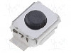 Microintrerupator, 2.5x3mm, OFF-(ON), SPST-NO, OMRON OCB - B3U-1000PM-B
