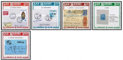 San Marino 1989 - Colectionarea de timbre, serie neuzata foto