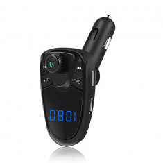 M1 Car bluetooth Player MP3 Transmițător FM Hands Free Kit auto cu încărcător auto dual USB Ecran de 1,3 inch