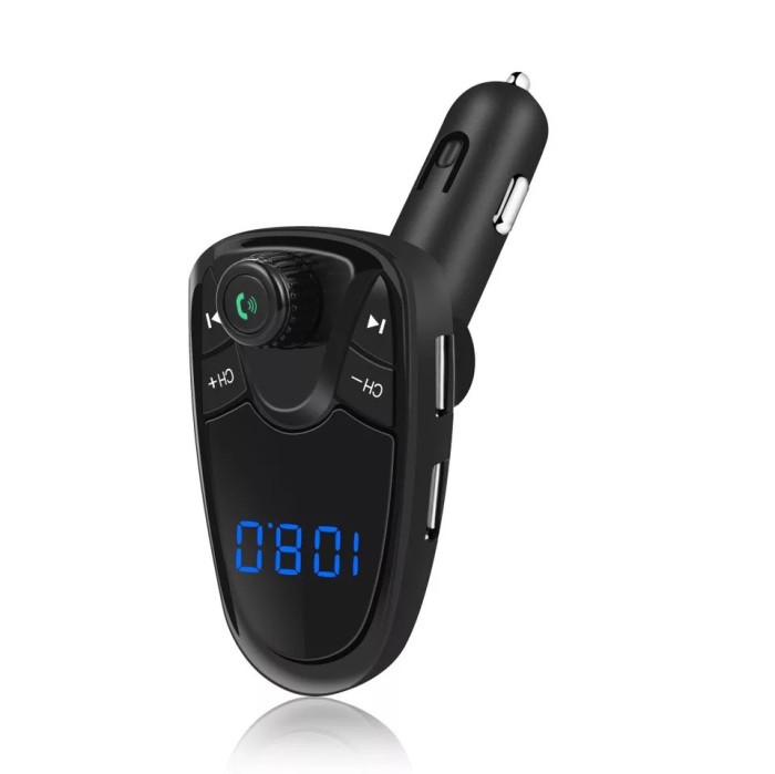 M1 Car bluetooth Player MP3 Transmițător FM Hands Free Kit auto cu &icirc;ncărcător auto dual USB Ecran de 1,3 inch