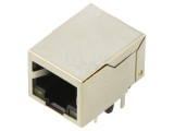 Conector RJ45 ecranat THT orizontală
