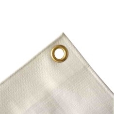 Prelata Protectie 3x6m, 18m&sup2;, 280 g/m&sup2;, Alba, Impermeabila si Rezistenta