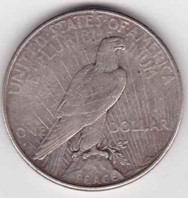 SUA USA 1 PEACE DOLAR DOLLAR 1926 foto