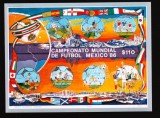 MEXIC 1986 FOTBAL CUPA MONDIALA, Nestampilat