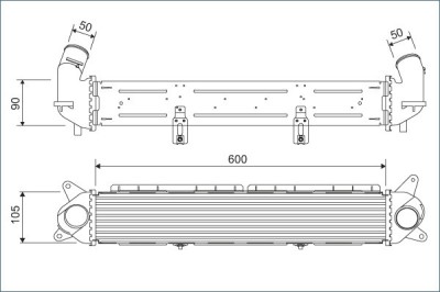 VALEO 822928 Intercooler, compresor foto