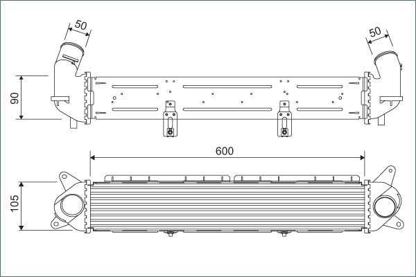 VALEO 822928 Intercooler, compresor