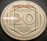 Moneda istorica 20 CENT / CENTI - ITALIA, anul 1919 * cod 4322 = REBATERE PESTE ANUL 1894