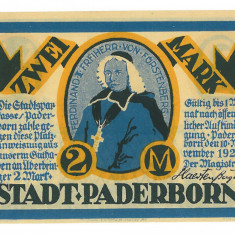 19 - Jeton GERMANIA - 2 Mark - 1921 Very FINE ( 9,5 / 7 cm )