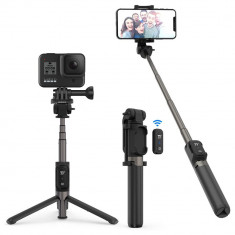 Selfie Stick Tripod TaoTronics TT-ST002, 3 in 1 cu Telecomanda Bluetooth detasabila