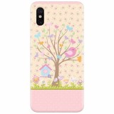 Husa silicon pentru Xiaomi Mi 8 Pro, Cute Birdhouse