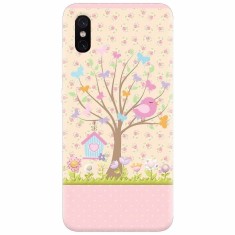 Husa silicon pentru Xiaomi Mi 8 Pro, Cute Birdhouse