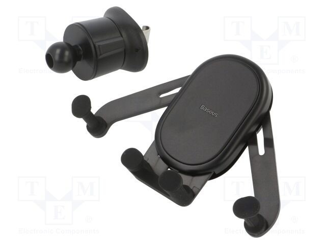 Suport auto BASEUS negru pentru grilă de ventilație 67-86mm