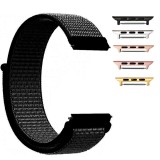 Curea material textil, compatibila Apple Watch 10, 42mm, Raisin Black