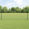 Set de gard din plasă pentru păsări Verde 25 x 0.5 m PVC, Metal