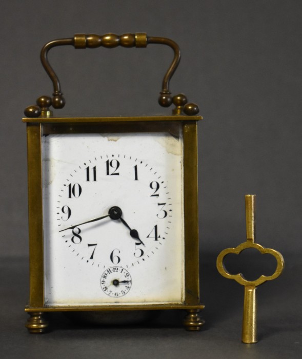 Ceas de trasura cu sonerie / Carriage Clock - Franta secol XIX