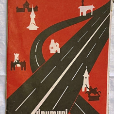 Harta drumuri si muzee romania supliment al revistei indrumatorul cultural