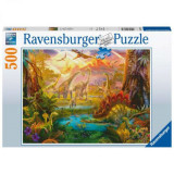 PUZZLE DINOZAURI, 500 PIESE, Ravensburger