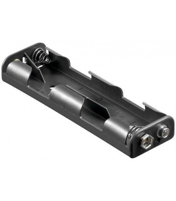 Suport baterie 4x AA R6 cu mufa de conectare 9V Goobay foto