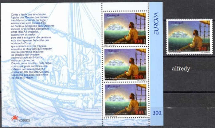 PORTUGALIA Azore 1997, EUROPA CEPT, serie neuzata, MNH