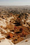 Tablou Canvas, "Toamna &icirc;n peisajul Cappadocia", St&acirc;nci, Peisaj, Toamnă, Oraș, Vise, Natură, Sculpturi, V&acirc;nt, Vale, Armonie, 26 x 39 cm, CMCLASS