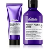 L&rsquo;Or&eacute;al Professionnel Serie Expert Keratin Alpha Sleek set pentru netezirea parului