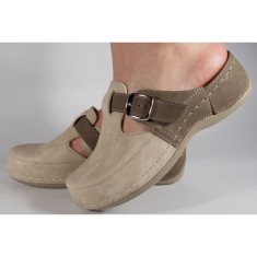 Saboti medicali bej maro ALL COMFORT gel talpa 228ACN
