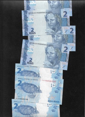 Brazilia 2 reais 2010 unc pret pe bucata foto