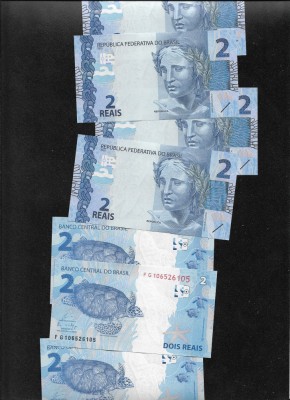 Brazilia 2 reais 2010 unc pret pe bucata foto