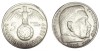 Q410 GERMANIA NAZISTA 5 MARCI REICHS MARK 1937 D ARGINT EF, Europa