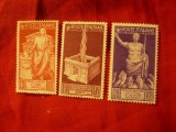 3 Timbre Italia 1937 Aniversare Kaizer Augustus 2000 Ani - fara guma, Nestampilat