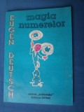 MAGIA NUMERELOR DE EUGEN DEUTSCH / VERSURI /CU AUTOGRAFUL AUTORULUI