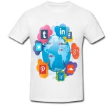 Cumpara ieftin Tricou &quot; Globe social media &quot;